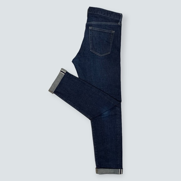 UNIQLO Slim Straight Mid Rise Kaihara Mill Selvedge Jeans Size 33x31 in EUC - Picture 11 of 14